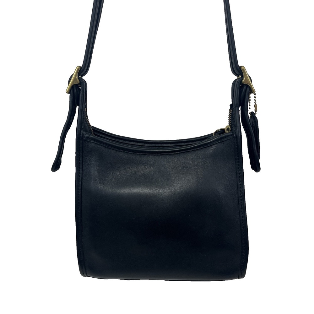 Coach Legacy Leather Bag 9997 Black Small Crossbody Shoulder 90's Vintage Clean